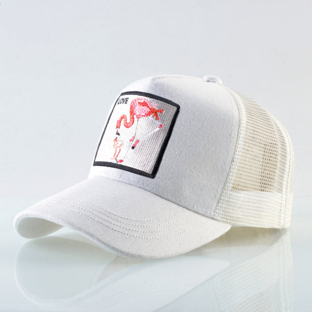 Animal Embroidered Baseball Snapback