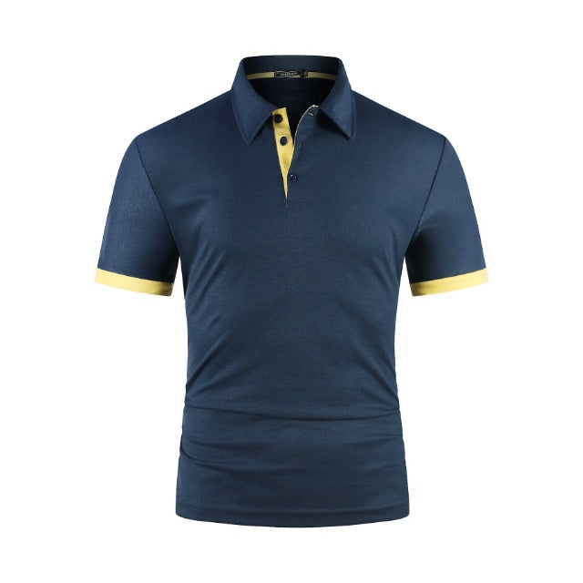 Men's Three Button Collar Top