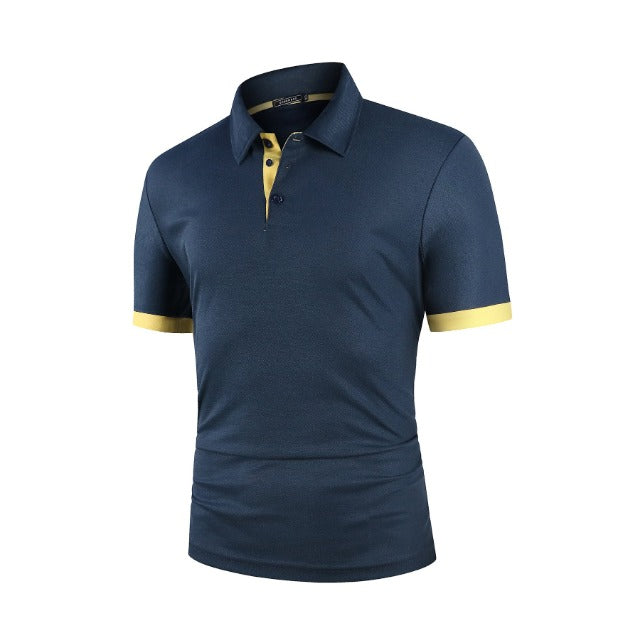 Men's Three Button Collar Top