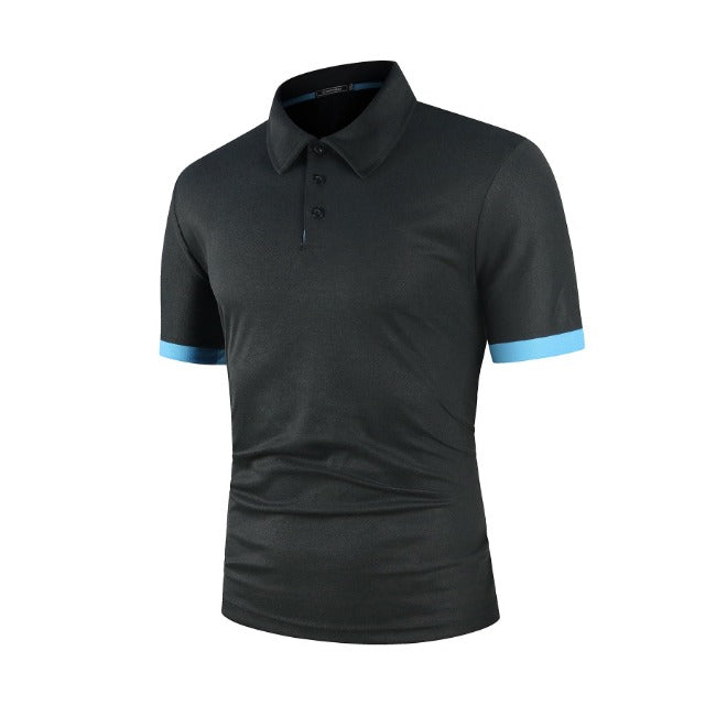 Men's Three Button Collar Top