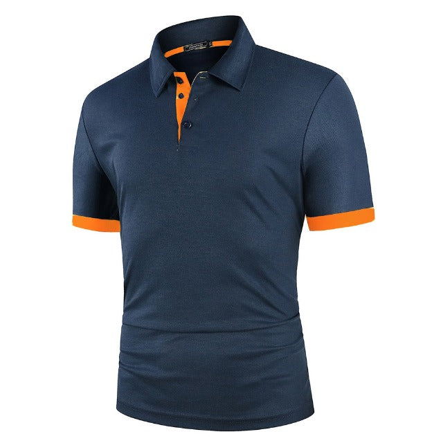 Men's Three Button Collar Top