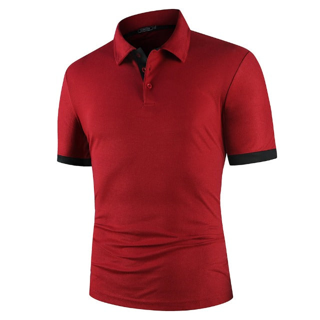 Men's Three Button Collar Top