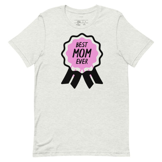 Best Mom Ever Ribbon T-Shirt