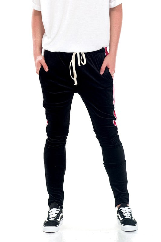 Velvet One Stripe Track Joggers