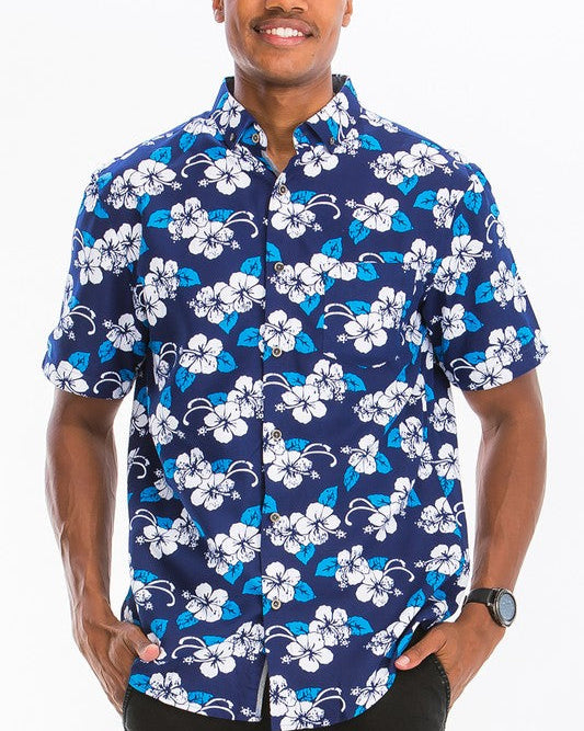 HAWAIIAN BUTTON DOWN SHIRT