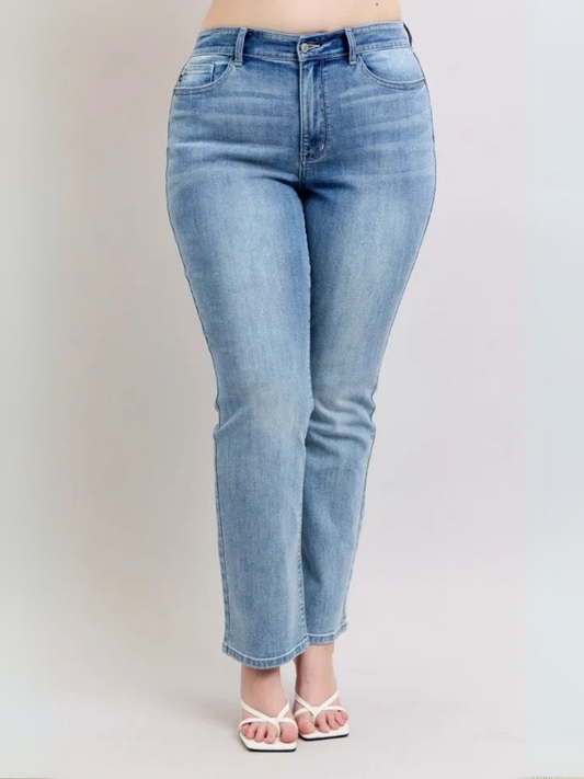 Plus Size High Waist Daddy Jeans