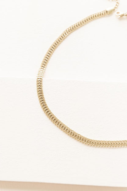 11 4k Gold Claw Link Chain Necklace