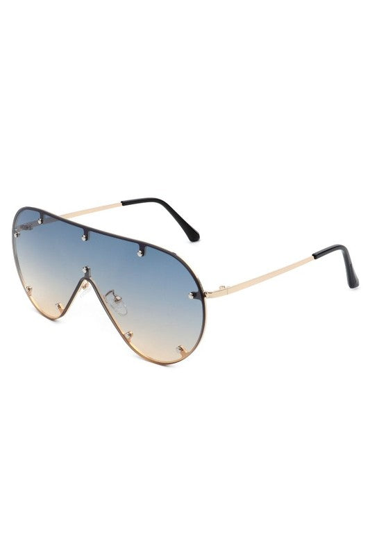 Fashion Retro Oversize Aviator Sunglasses