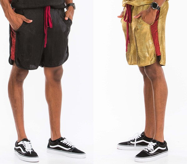 Men's Metallic Flick Shorts