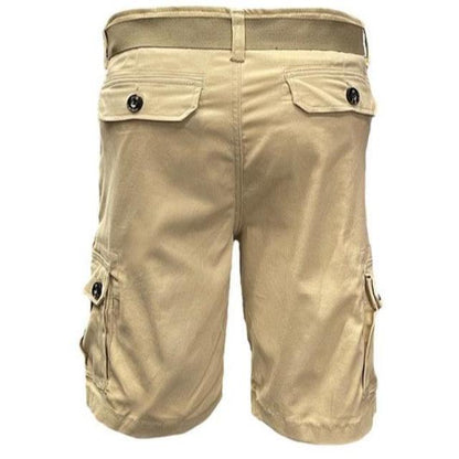 Men's Belted Cargo Shorts with Belt