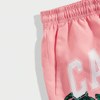 Men's Palm Tree Printed Shorts