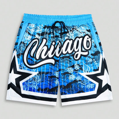 Men's Anime Woven Shorts