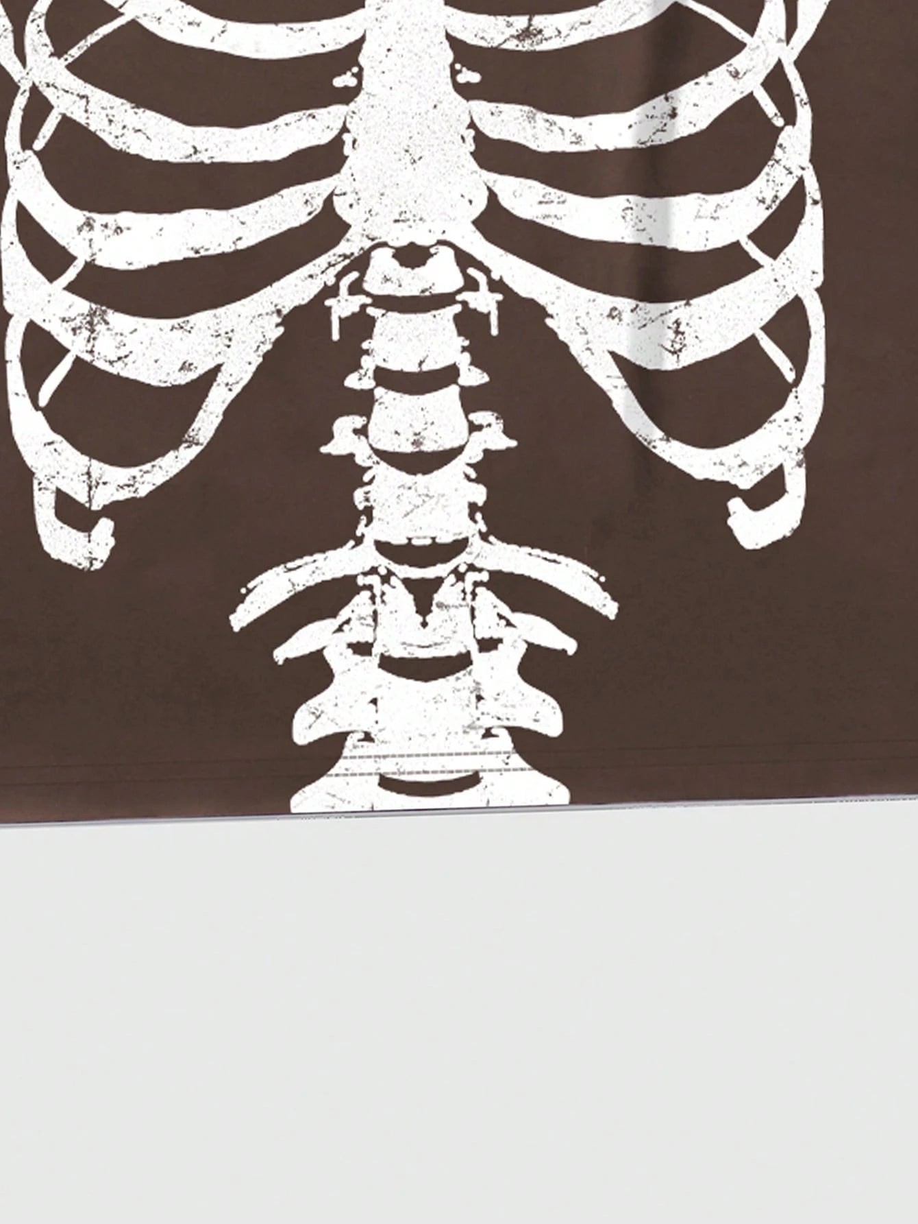 Men's Skull Round Neck Short Sleeve Printed Simple T-Shirt