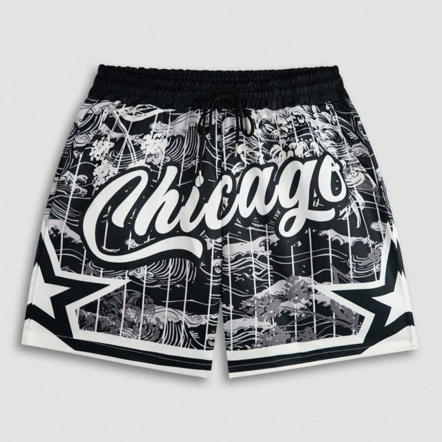 Men's Anime Woven Shorts