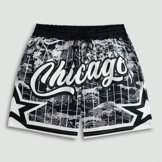 Men's Anime Woven Shorts