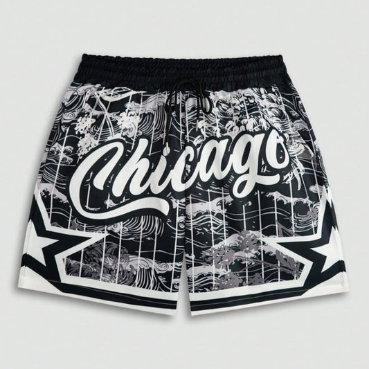 Men's Anime Woven Shorts