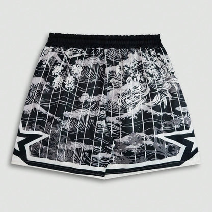 Men's Anime Woven Shorts