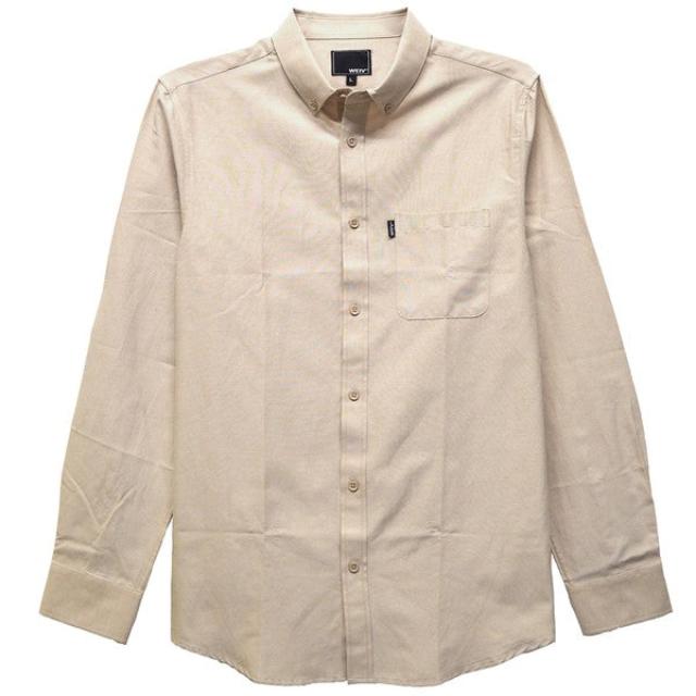 Men's Casual Long Sleeve  Solid Color Button Down Shirts