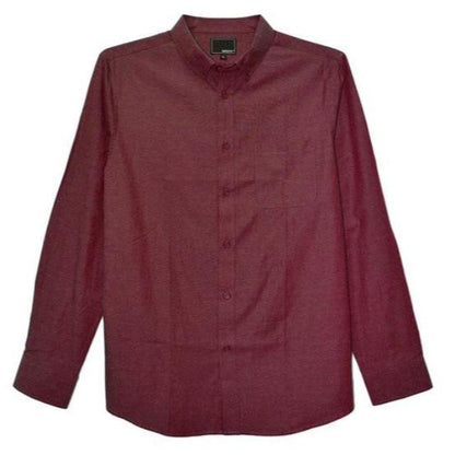 Men's Casual Long Sleeve  Solid Color Button Down Shirts