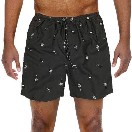 Palm Tree Print Swim Shorts