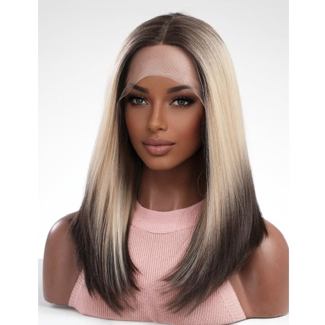 16" Lace Front Long Straight Wig