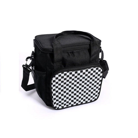 Checkered Insulated Carry Tote Bag