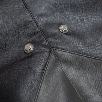 Men's Fur Hooded Contrast Bomber Jacket