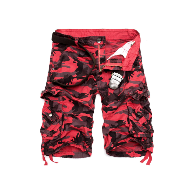 Men's Cotton Camo Cargo Shorts