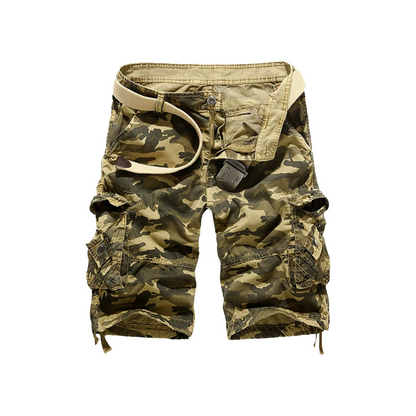 Men's Cotton Camo Cargo Shorts