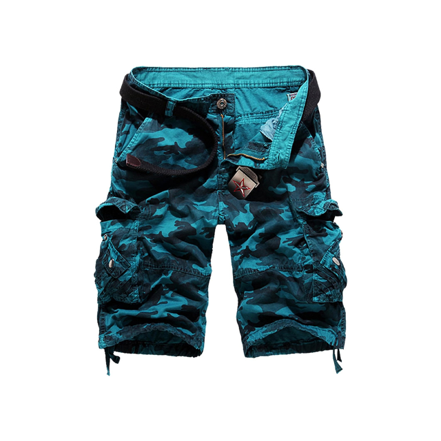 Men's Cotton Camo Cargo Shorts