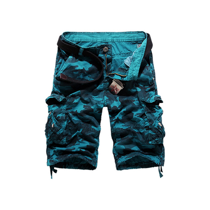 Men's Cotton Camo Cargo Shorts