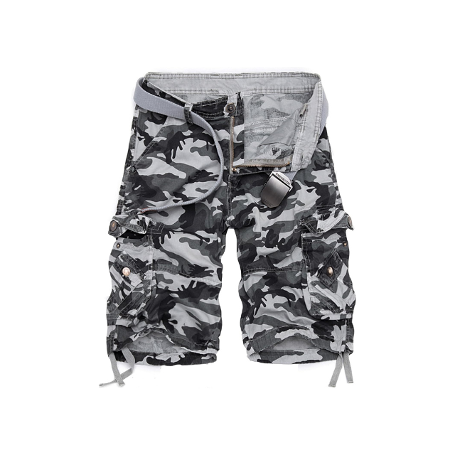 Men's Cotton Camo Cargo Shorts