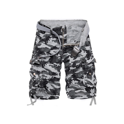 Men's Cotton Camo Cargo Shorts