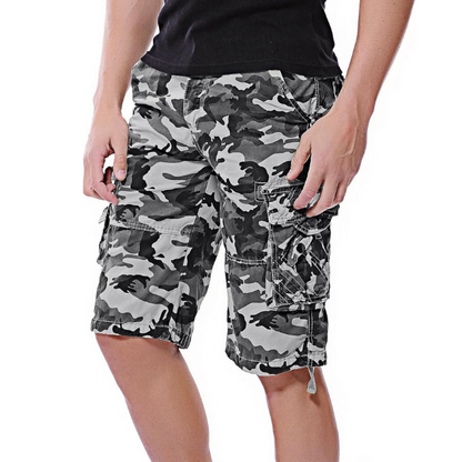 Men's Cotton Camo Cargo Shorts