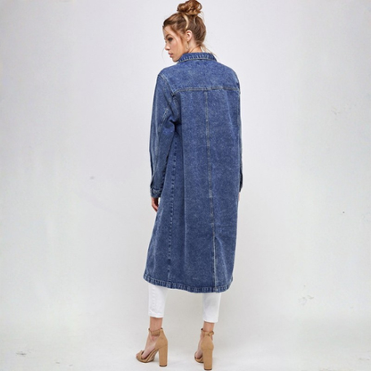 Classic Women's Quarter Length Denim Jacket