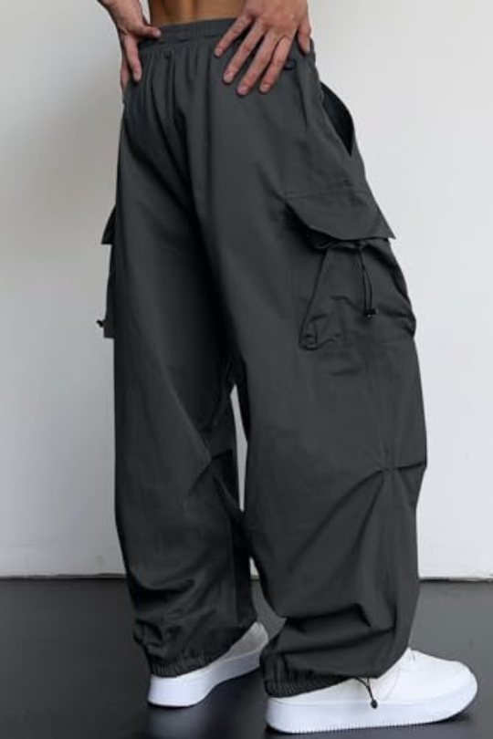 Men's Baggy Cargo Parachute Joggers