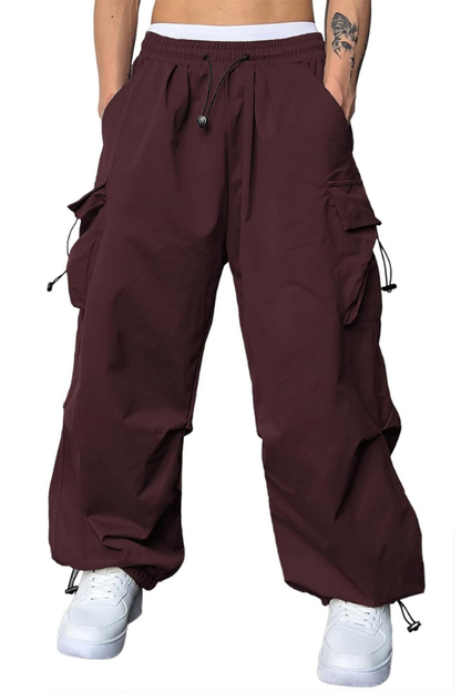 Men's Baggy Cargo Parachute Joggers