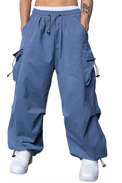 Men's Baggy Cargo Parachute Joggers