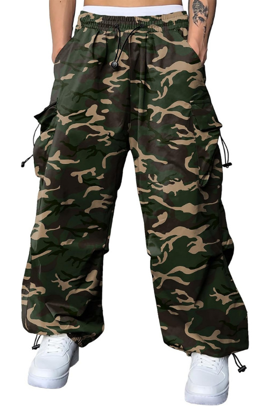 Men's Baggy Cargo Parachute Joggers