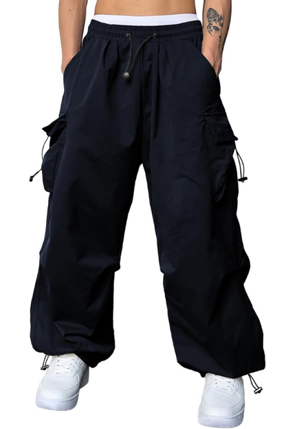 Men's Baggy Cargo Parachute Joggers