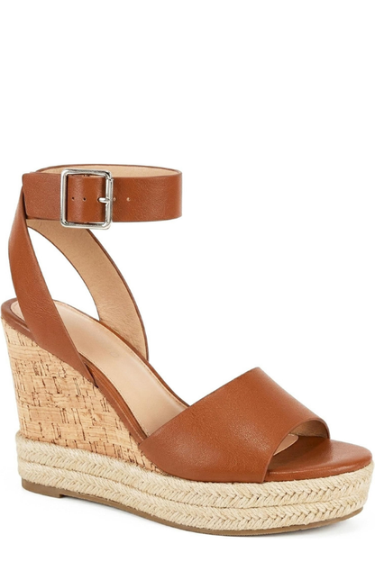 Women's Cork Wedge Espadrille Sandals