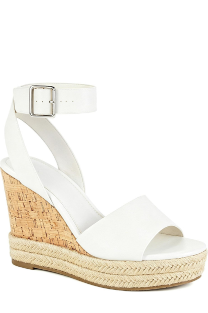 Women's Cork Wedge Espadrille Sandals