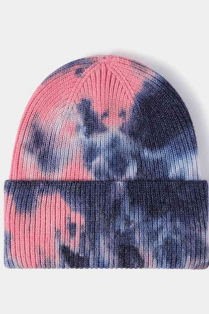 Tie-Dye Multicolor Beanie Hat