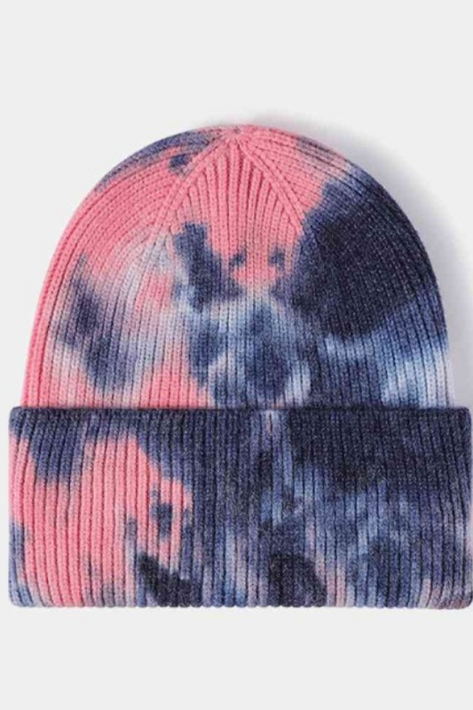 Tie-Dye Multicolor Beanie Hat
