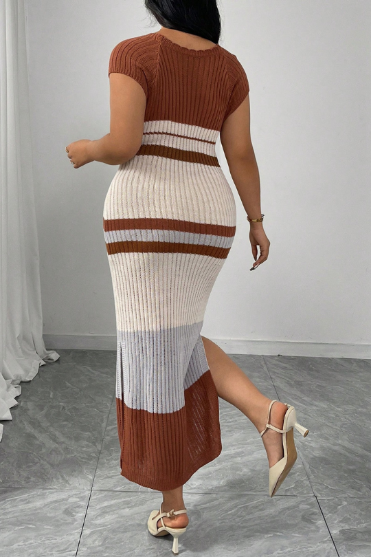 Hourglass Harmony Knit Midi Dress
