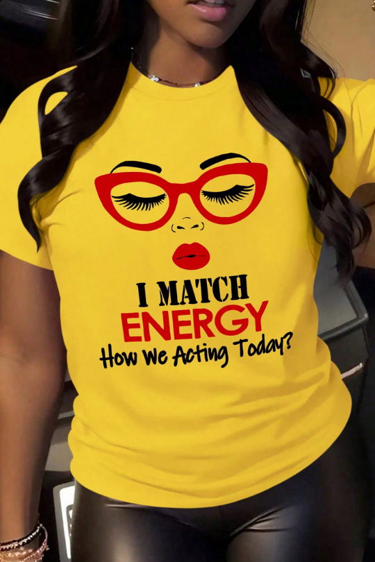 Match My Energy Graphic Tee