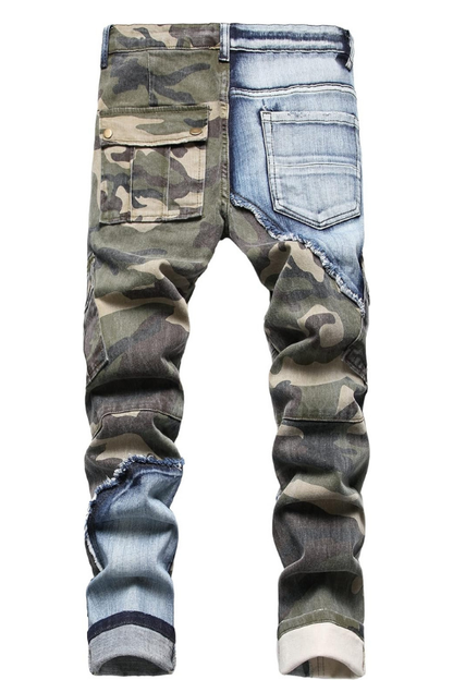 Rogue Rider Patchwork Skinny Jeans