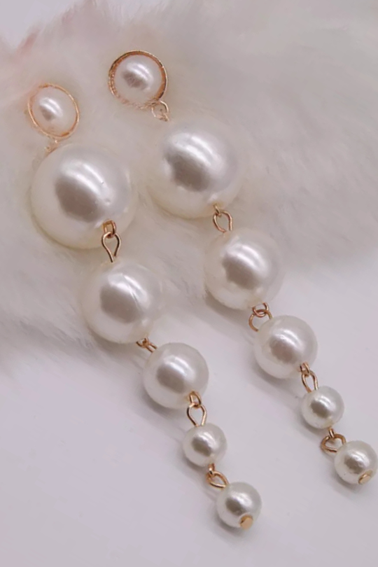 Women's 18k Pearl Drop Earrings