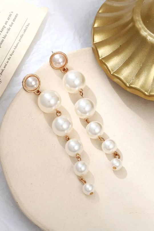 Women's 18k Pearl Drop Earrings