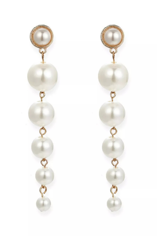 Women's 18k Pearl Drop Earrings